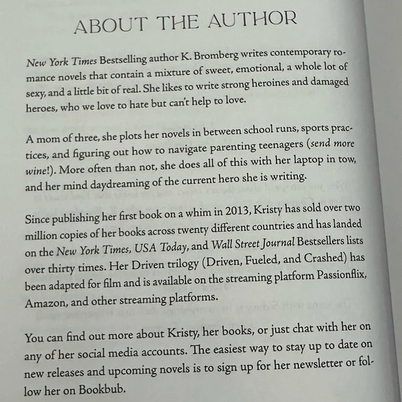 Final Proposal (S. I. N. #3) by K. Bromberg Adult Romance Paperback Book - Picture 6 of 14